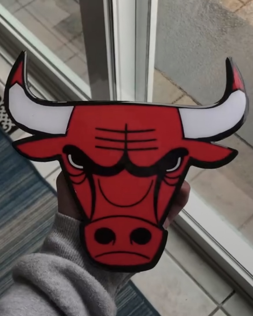 Chicago Bulls Vintage Logo Canvas