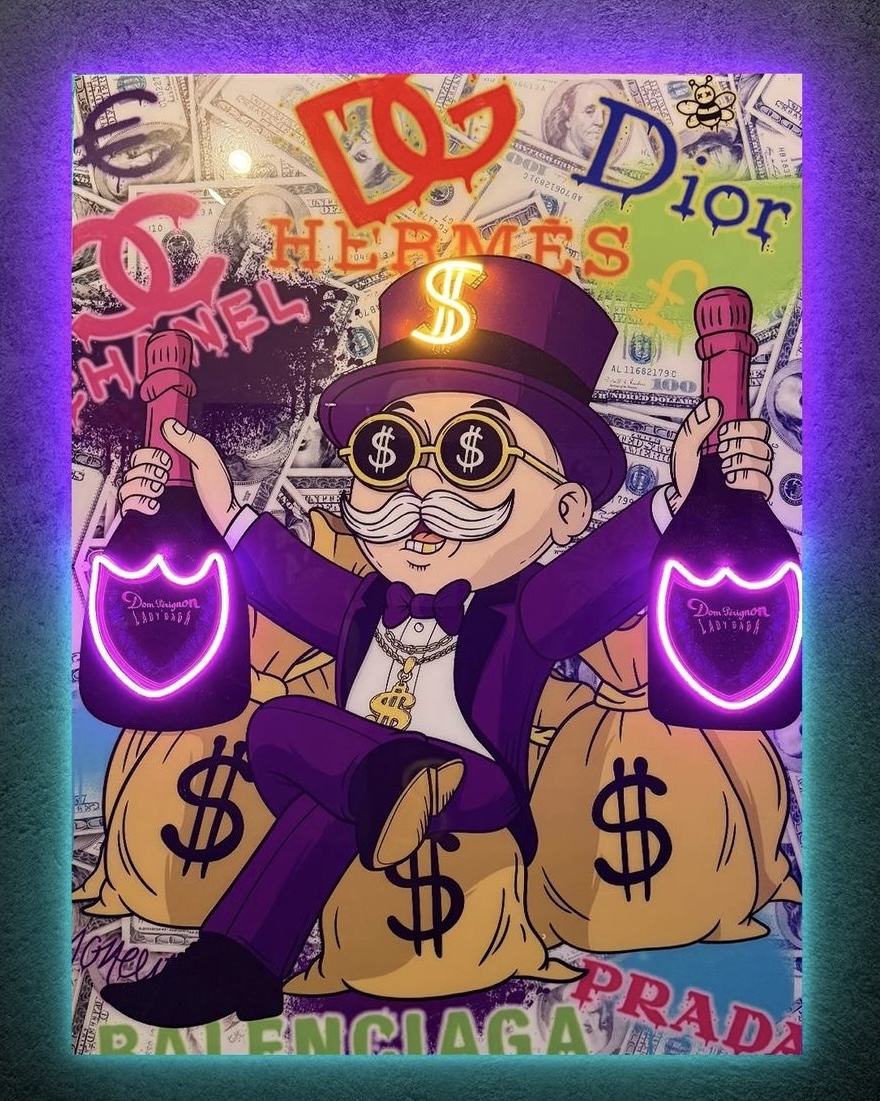 Monopoly Luxury Art Canvas