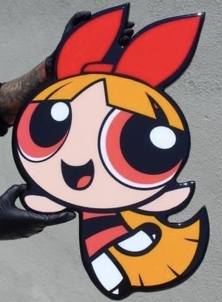 Powerpuff Girls Blossom Art Canvas